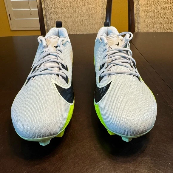 New Nike Vapor Edge Speed 360 Football Cleats Platinum Green Size US 12 - Picture 4 of 13